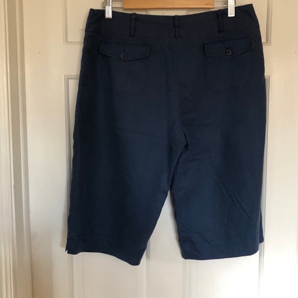 Sunny Leigh • Linen Bermuda Shorts - Picture 4 of 5